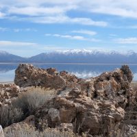 Scenic view of the Great Salt Lake from our Great Salt Lake Facts guide