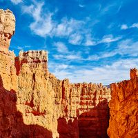 Scenic cliffs in the Bryce Canyon National Park, Utah, USA.