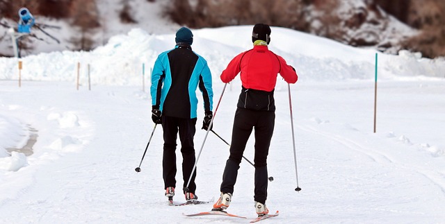people skiing in Moab, Utah