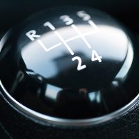 image of a stick shift in a vehicle