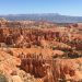 aerial shot of bryce canyon in utah